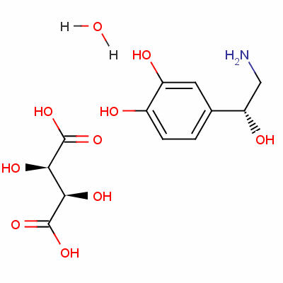 重酒石酸去甲肾上腺素分子式结构图