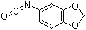 3,4-(亚甲二氧基)苯基异氰酸酯分子式结构图