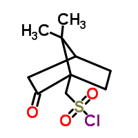 DL-10-樟脑磺酰氯分子式结构图