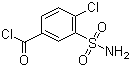 4-氯-3-氨磺酰基苯甲酰氯分子式结构图