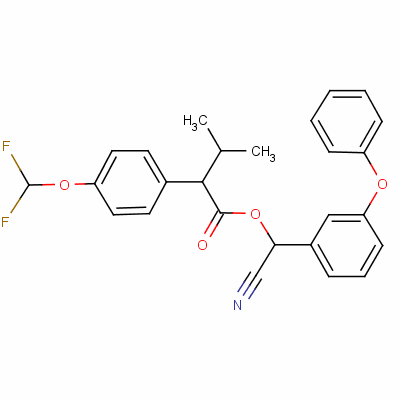 氟氰戊菊酯分子式结构图