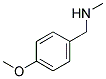 N-甲基-4-甲氧基苄胺分子式结构图