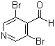 3,5-二溴-4-吡啶甲醛分子式结构图