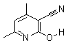 3-氰基-4,6-二甲基-2-羟基吡啶分子式结构图