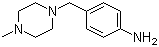 4-(4-甲基哌嗪-1-基甲基)苯胺分子式结构图