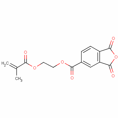 4-甲基丙烯酰氧基乙基偏苯三酸酐分子式结构图