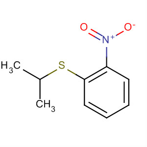 2-(异丙硫醚基)硝基苯分子式结构图