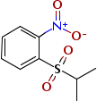 1-(异丙基磺酰基)-2-硝基苯分子式结构图