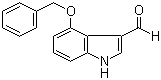 4-苄氧基-3-吲哚甲醛分子式结构图