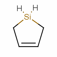 1-杂硅-3-环戊烯分子式结构图