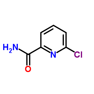 6-氯吡啶-2-甲酰胺分子式结构图