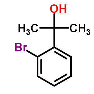 2-(2-溴苯基)-2-丙醇分子式结构图