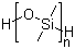 氢封端聚二甲基硅氧烷分子式结构图