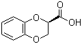 (R)-1,4-苯并二恶烷-2-甲酸分子式结构图