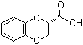 (S)-1,4-苯并二恶烷-2-甲酸分子式结构图