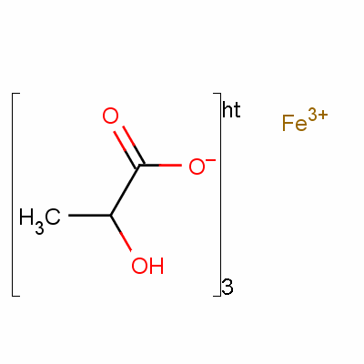 乳酸铁分子式结构图