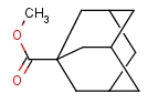 1-金刚烷甲酸甲酯分子式结构图