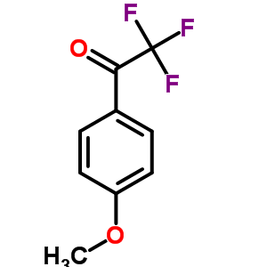 4-甲氧基三氟乙酰基苯分子式结构图