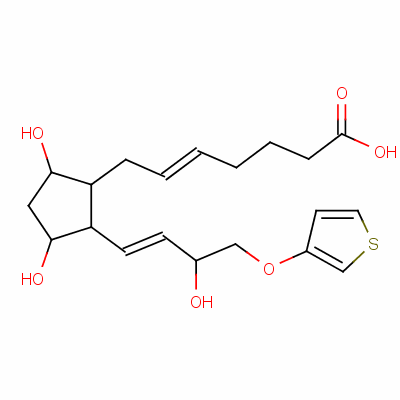 噻前列腺分子式结构图