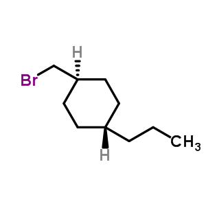 1-(溴甲基)-4-丙基环己烷分子式结构图