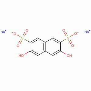 2,7-二羟基萘-3,6-二磺酸钠分子式结构图