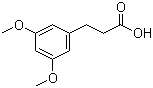 3,5-二甲氧基苯基丙酸分子式结构图