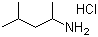 4-甲基-2-戊胺盐酸盐分子式结构图