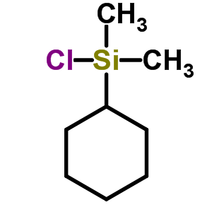 环己基二甲基氯硅烷分子式结构图