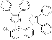 1,2'-双(2-氯苯基)-四苯基联咪唑分子式结构图