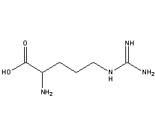 DL-精氨酸分子式结构图