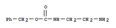 N-CBZ-1,2-二胺基乙烷分子式结构图