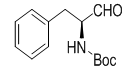 N-叔丁氧羰基-L-苯丙胺醛分子式结构图