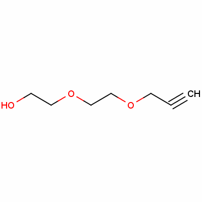 2-[2-(丙-2-炔基氧基)乙氧基]乙烷-1-醇分子式结构图