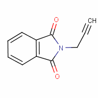 N-丙炔基邻苯二甲酸胺分子式结构图