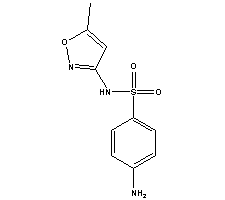 磺胺甲恶唑分子式结构图