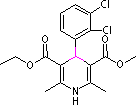 非洛地平分子式结构图