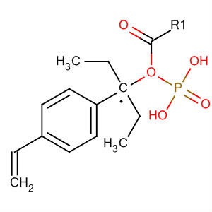 4-乙烯基苄基膦酸二乙酯分子式结构图