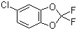 5-氯-2,2-二氟-1,3-苯并二恶茂分子式结构图