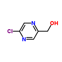 5-氯-吡嗪-2-甲醇分子式结构图