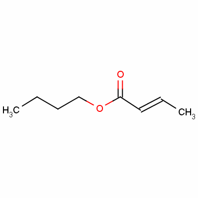 巴豆酸丁酯;97%分子式结构图