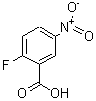 2-氟-5-硝基苯甲酸分子式结构图