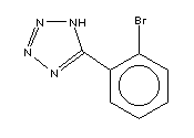 5-(2-溴苯)-1H-四唑分子式结构图