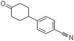 4-(4'-苯腈)环己酮分子式结构图