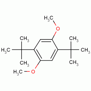 2,5-二叔丁基1,4-二甲氧基苯分子式结构图