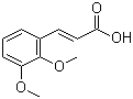 反-2,3-二甲氧基肉桂酸分子式结构图