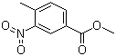 4-甲基-3-硝基苯甲酸甲酯分子式结构图