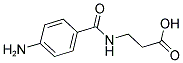 N-4-(氨基苯甲酰基)-beta-丙氨酸分子式结构图