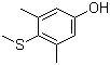 4-甲硫基-3,5-二甲基苯酚分子式结构图