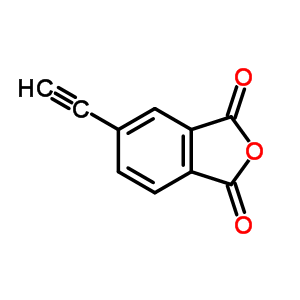 4-乙炔基邻苯二甲酸酐分子式结构图