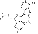 2',3',5'-三乙酰腺苷分子式结构图